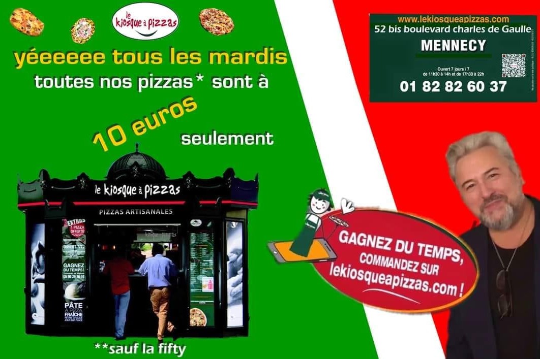 LE KIOSQUE A PIZZAS - Communauté de Communes du Val d'Essonne : Tous les mardis = Pizza à 10€