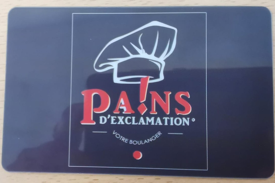 PAINS D'EXCLAMATION - Carte de fidélité