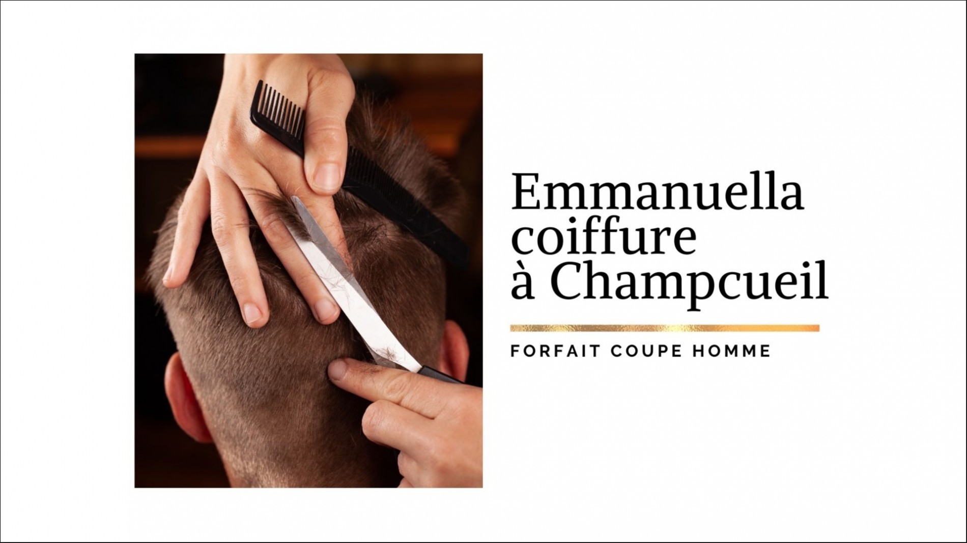 EMMANUELLA COIFFURE - Forfait coupe Homme