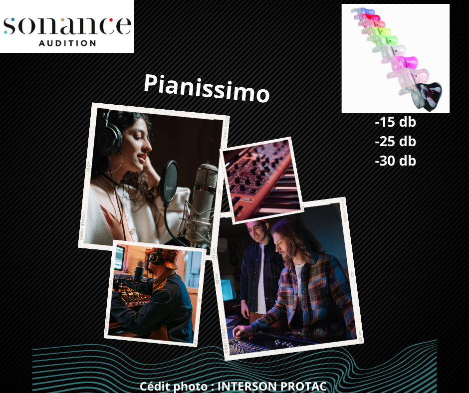 SONANCE AUDITION - PIANISSIMO (la paire)